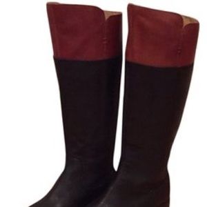 Splendid two tone leather boots